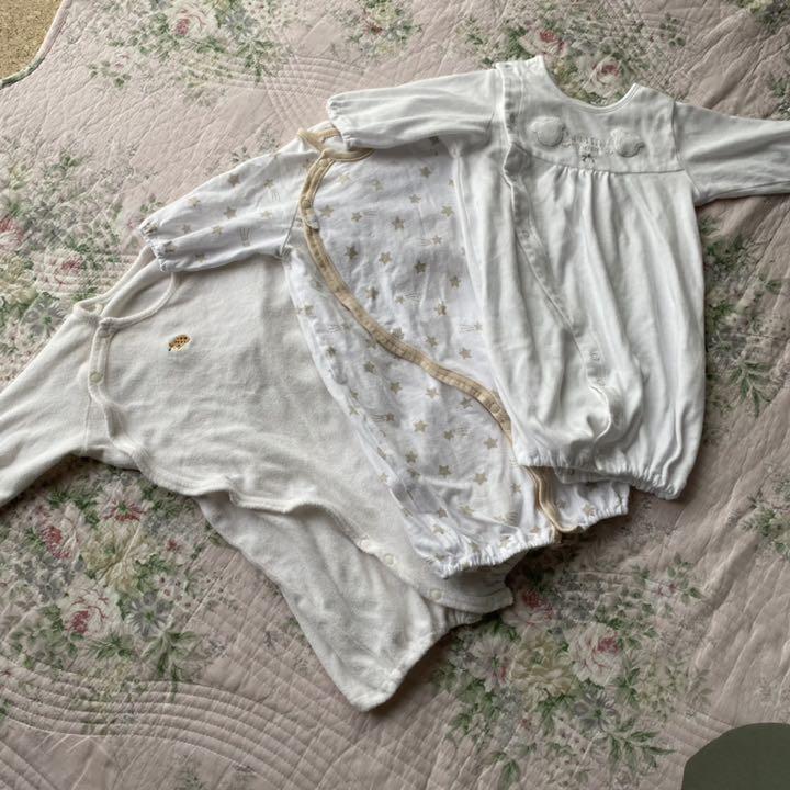 新生児50-60 2wayオール カバーオール 3つセット 赤ちゃん本舗