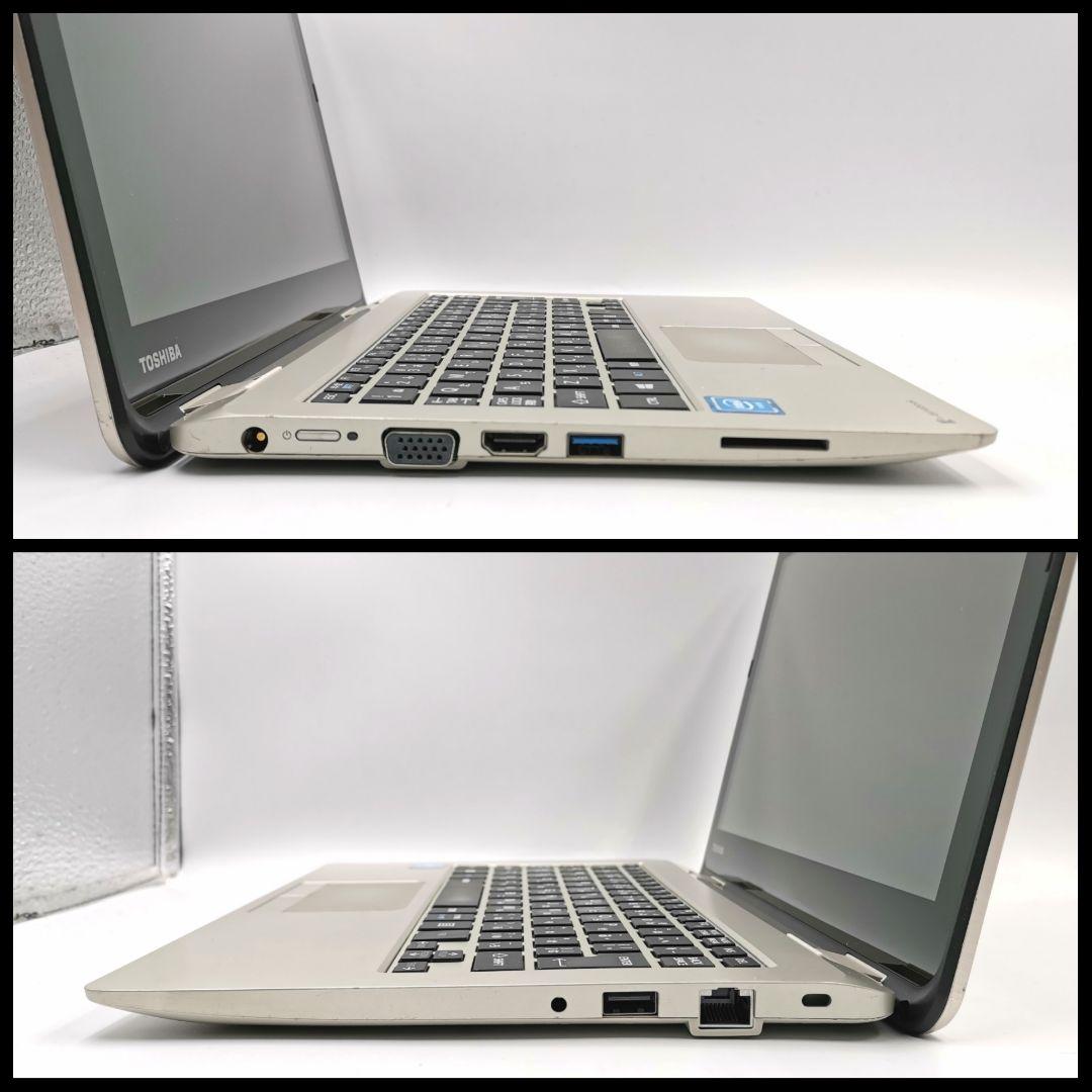 ゴールドカラー✨ 最新Windows11 小型ノートパソコン Webカメラ 東芝