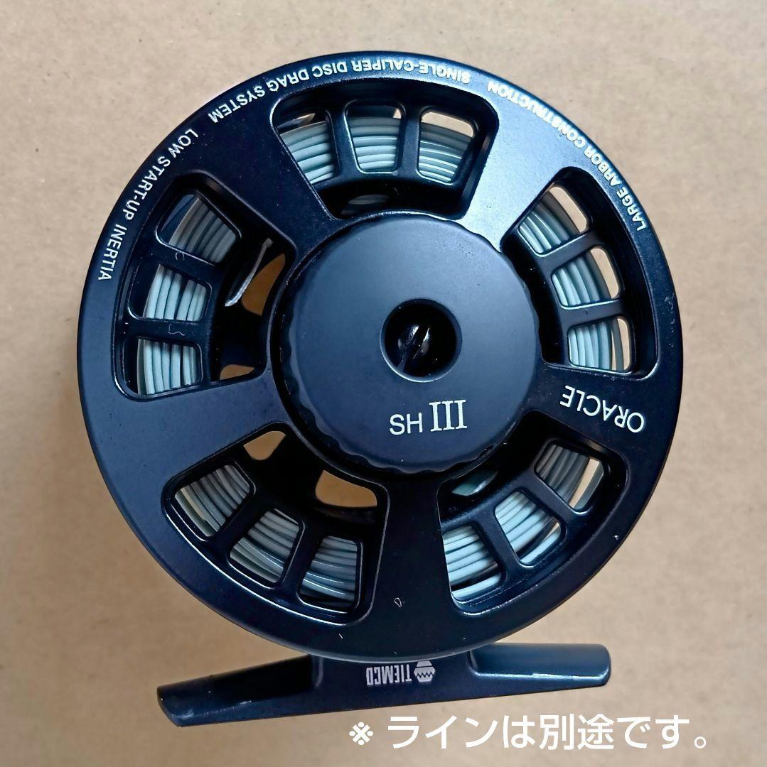ティムコ　Oracle III HS フライリール ブラック【実釣未使用＆美品】 ティムコ Oracle III HS フライリール ブラック【実釣未使用＆美