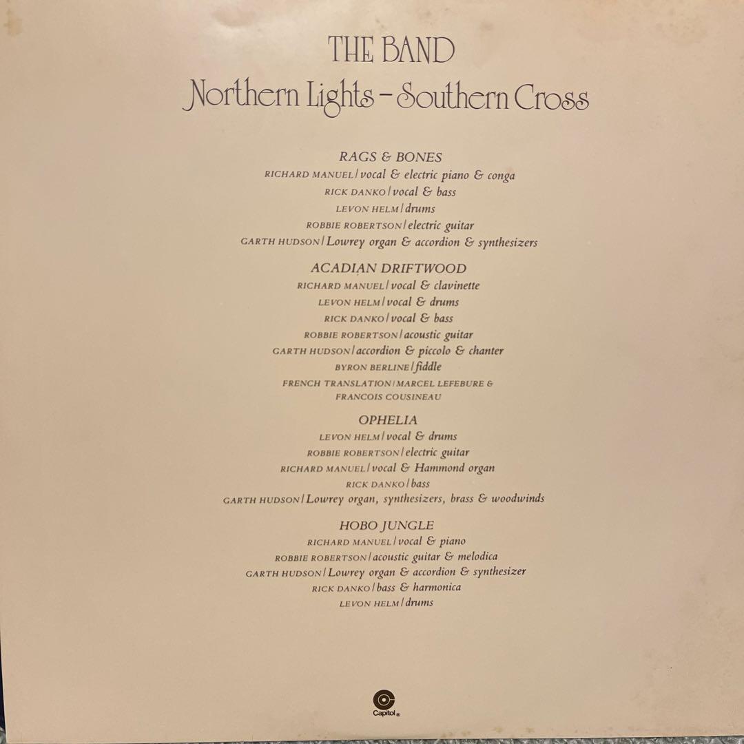 洋楽 THE BAND Northern Lights -Southern Cross