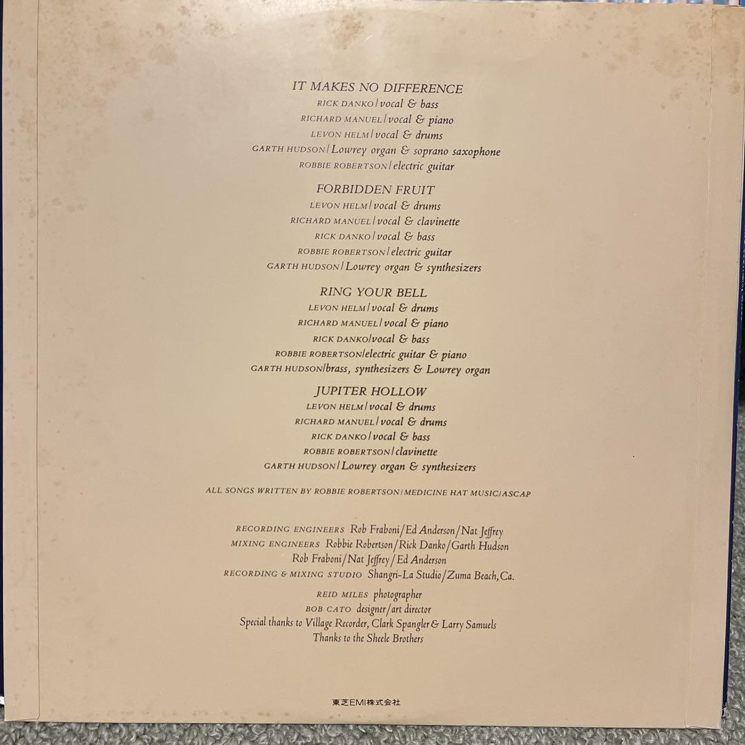 洋楽 THE BAND Northern Lights -Southern Cross