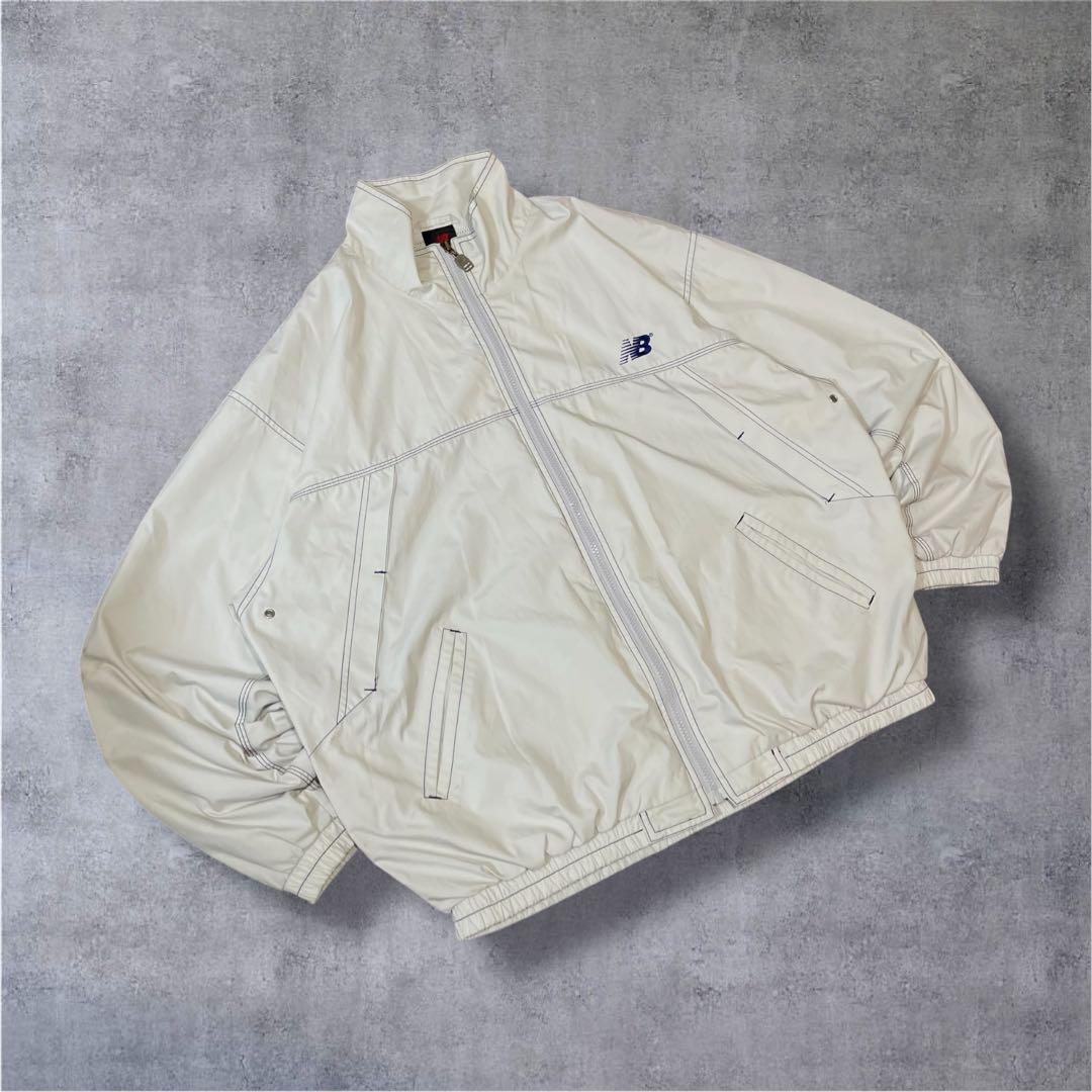 【h2581】90sニューバランスNewbalanceナイロンジャケット XL