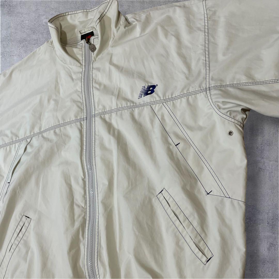 【h2581】90sニューバランスNewbalanceナイロンジャケット XL