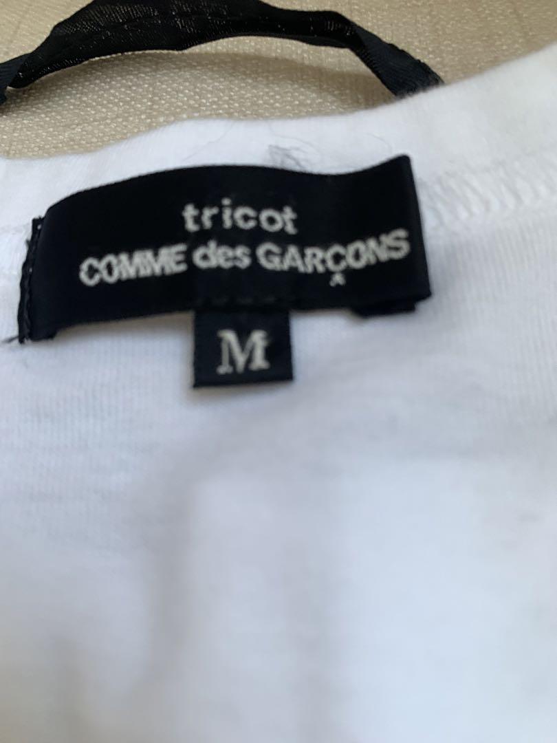 未使用　tricot　COMME des GARCONS     リボンTシャツ