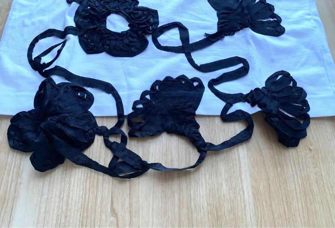 未使用　tricot　COMME des GARCONS     リボンTシャツ