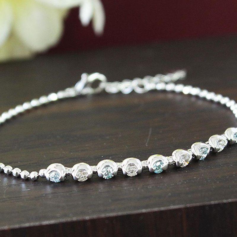 ブラック系【日本未発売】計 0.5ct ブルーダイヤモンド ダイヤ K18 wg ブレスレット 鑑別 ブレスレット レディースブラック系¥50,034-chaincorp.com ブラック系【日本未発売】計 0.5ct ブルーダイヤモンド ダイヤ K18 wg ブレスレット 鑑別 ブレスレット レディースブラック系¥50,034-chaincorp.com