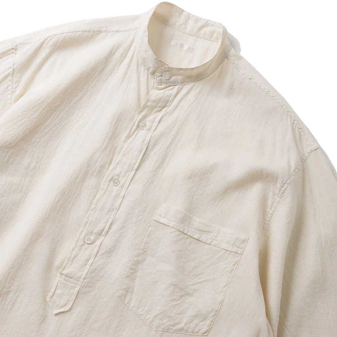 COMOLI 24SS モスリン プルオーバーシャツ 2 ECRU - メルカリ