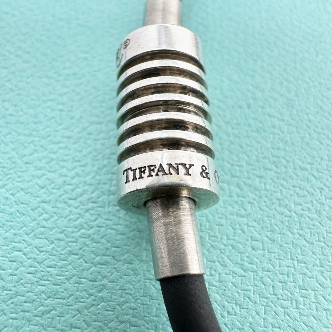 Tiffany ティファニー　サーファー　ブレスレット　シルバー　ラバー