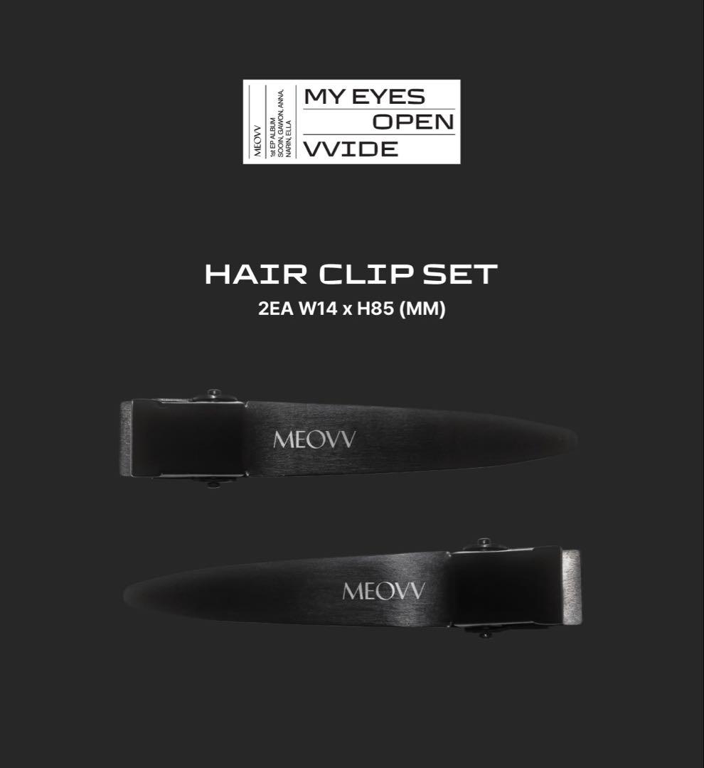 MEOVV OFFICIAL MD HAIR CLIP SET ヘアクリップ