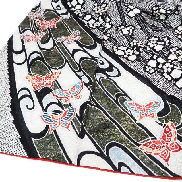 振袖 着物 中古 リサイクル 正絹 鹿の子絞 身丈159cm M A976-7