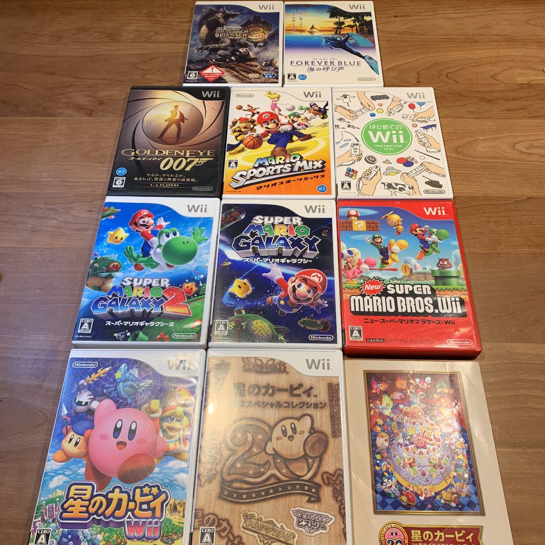 超安い Wii 本体 ソフト✖︎10 カービィー マリオ他 Nintendo Switch