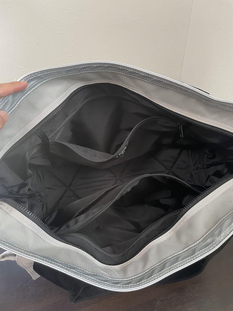 PORTER PRISM TOTE BAG シルバー