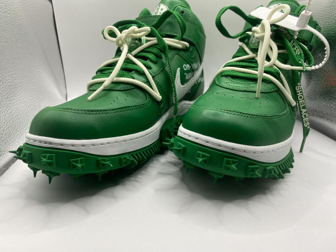 NIKE Off-White AIR FORCE1 MID SP LTHR