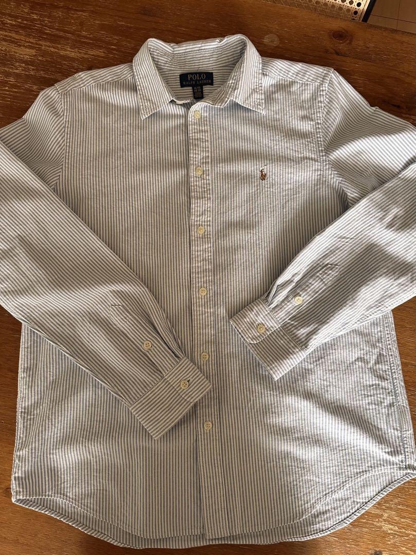Polo Ralph Lauren 長袖シャツ L/XL ストライプ