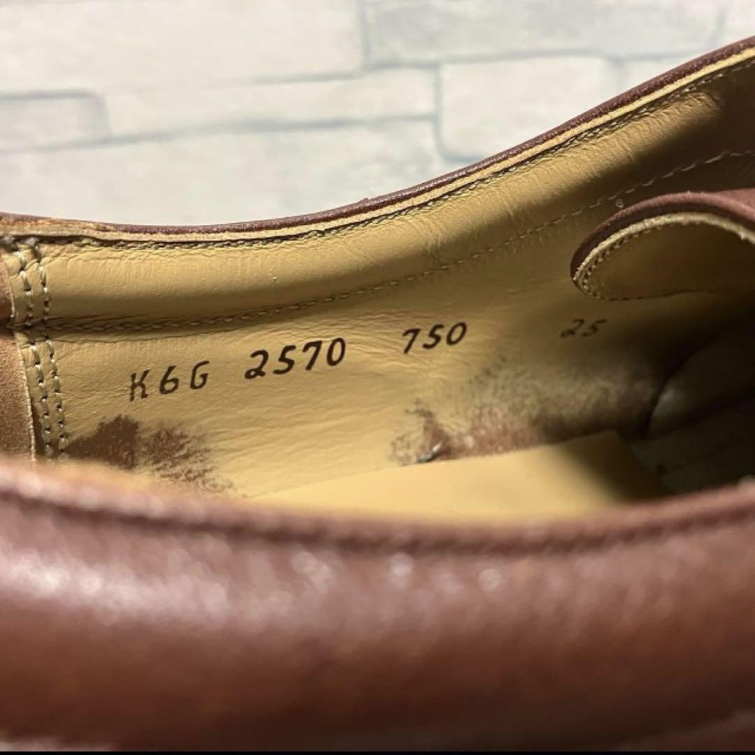 【25cm】REGAL Walker 本革 レザー外羽根 ビジネス 革靴