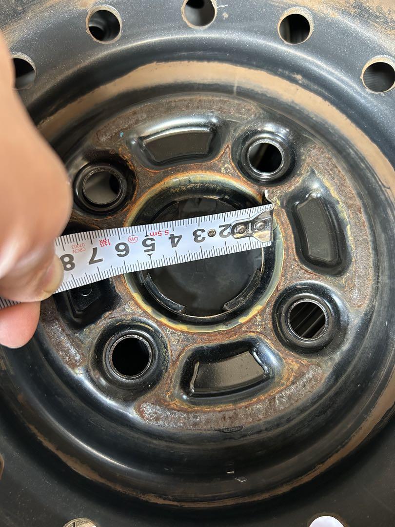 12インチ スチールホイールセット　DUNLOP 145R12 6PR LT