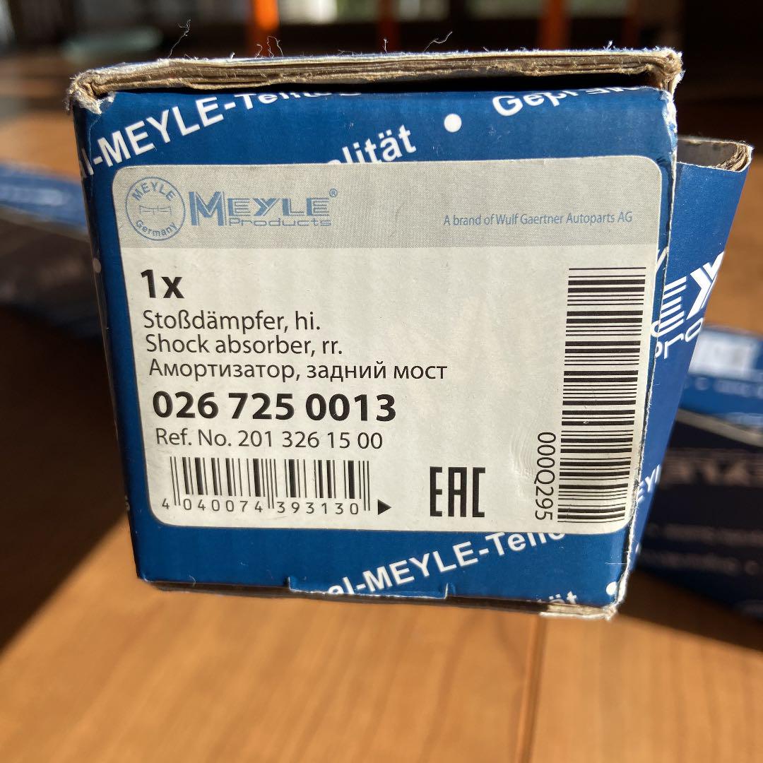 しただけで MEYLE ショックアブソーバー xgI1z-m53748734666 マイレ ╫がありまし