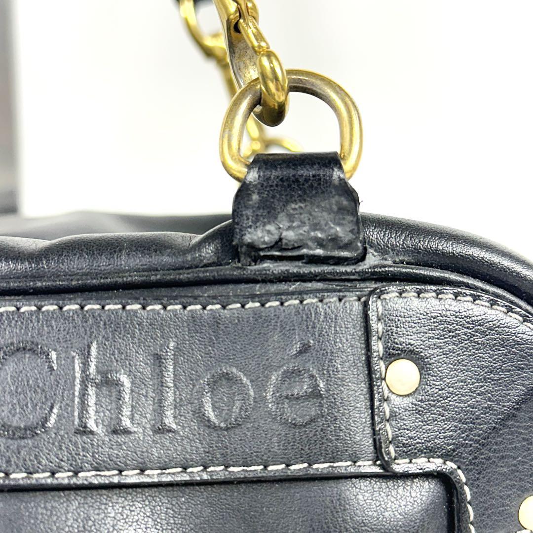 ご自宅用限定お買い得品 エデン Chloe レザー メルカリ - ブラック ボストンバッグ バッグ