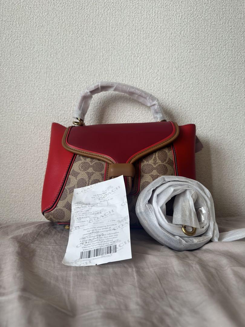 お値下げ　coach コーチ　2wayショルダーハンドバッグ　斜め掛け可