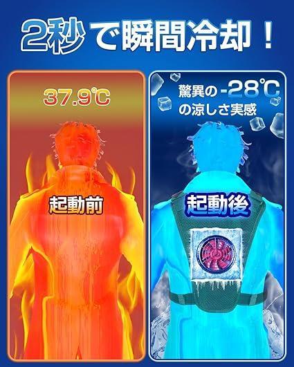 ペルチェ ベスト 冷却ベスト クールベスト 静音&軽量　男女兼用