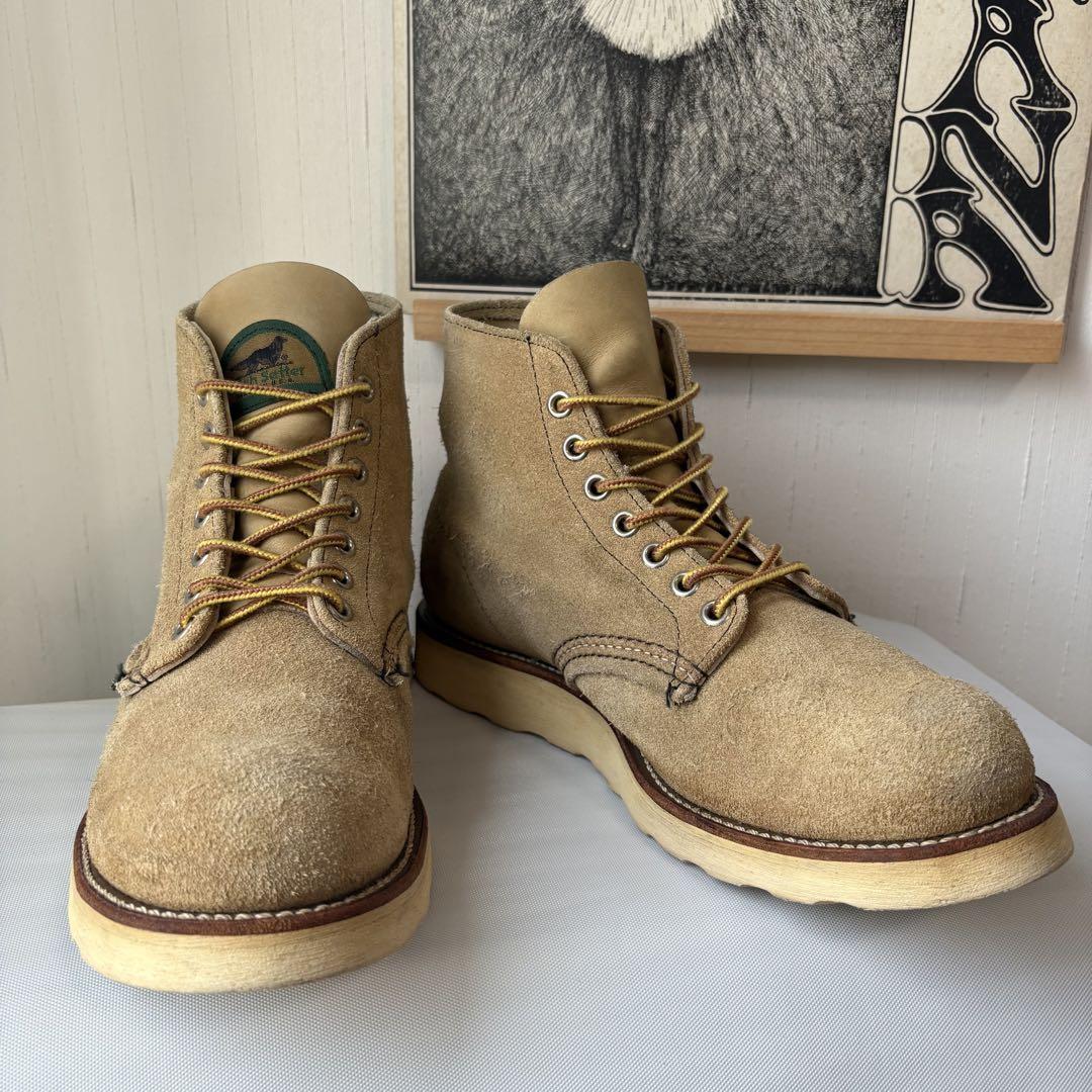 96年 Red Wing 8167 スエード ブーツ US 8 E 半円犬タグ