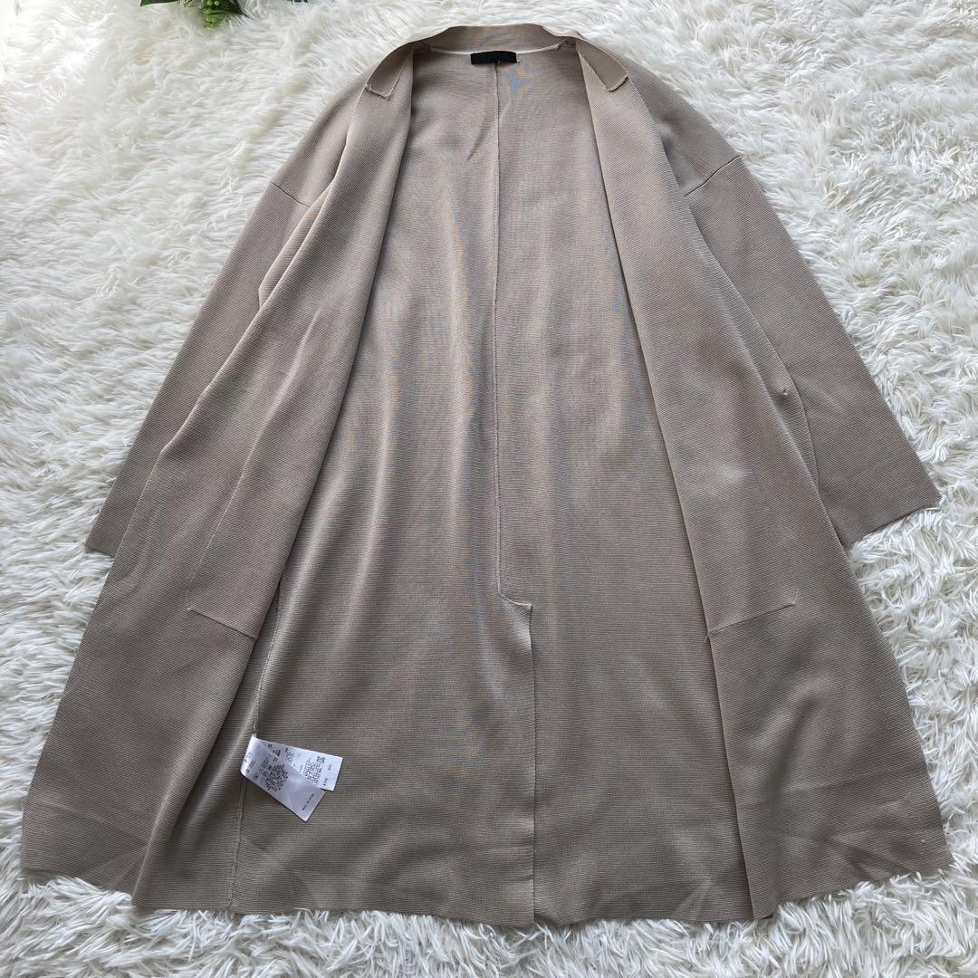 iCB 【洗える】 ドライコットンアセテート ニットジャケット Mサイズ
