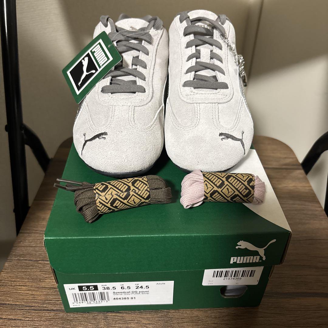 新品未使用•タグ付 【emmi×PUMA】SPEEDCAT OG 24.5cm