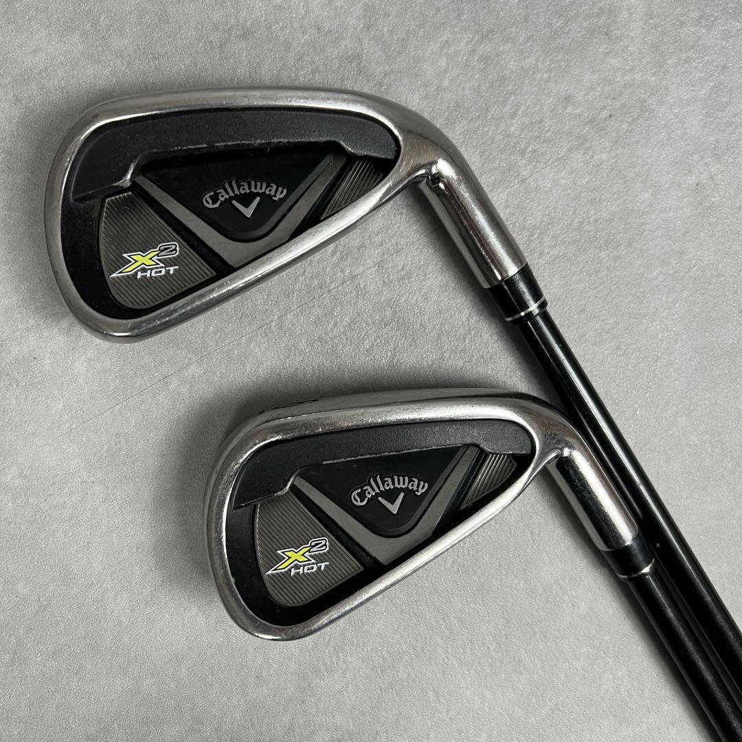 キャロウェイ　X2 HOT　メンズゴルフアイアン2本セット　5番　6番　右　R