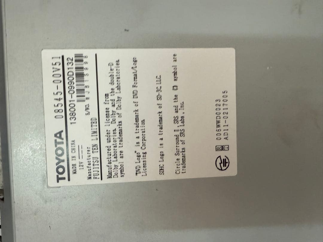 NSZT-W62G目立った傷や汚れなし