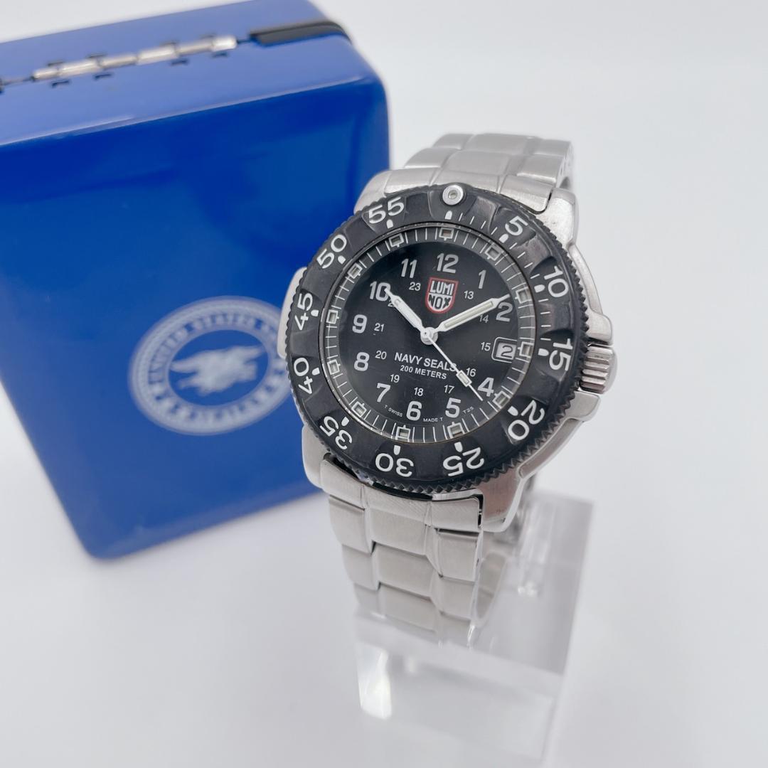 【動作OK】 LUMINOX 3100 ネイビーシールズ ミリタリーウォッチ