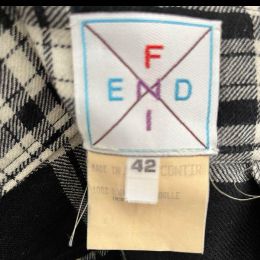 FENDI インポート スカート ウール フレアー イタリア製 FENDI