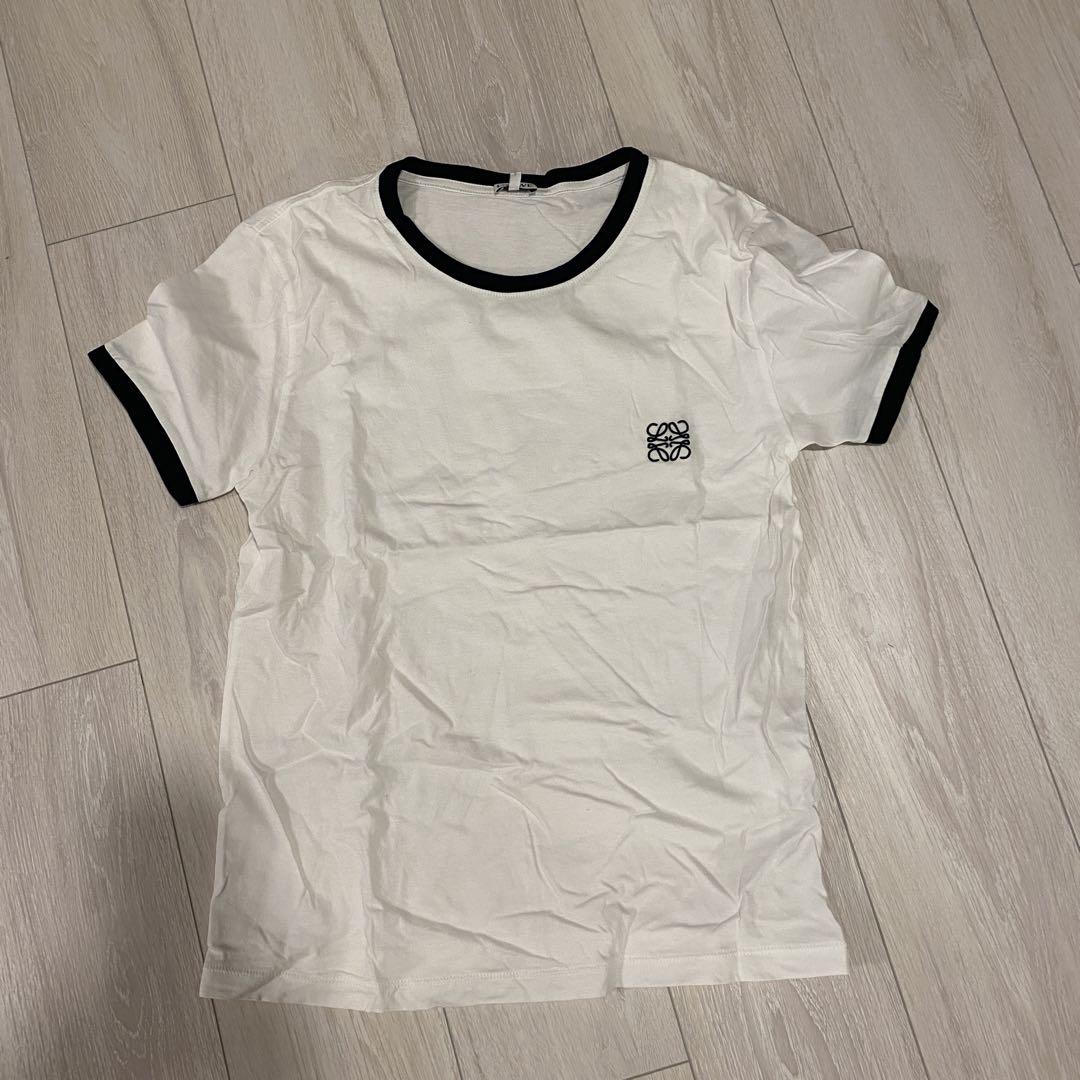 LOEWE ハリウッドプリント Tシャツ コットン&レーヨン S540Y22X59_6140_1F.jpg