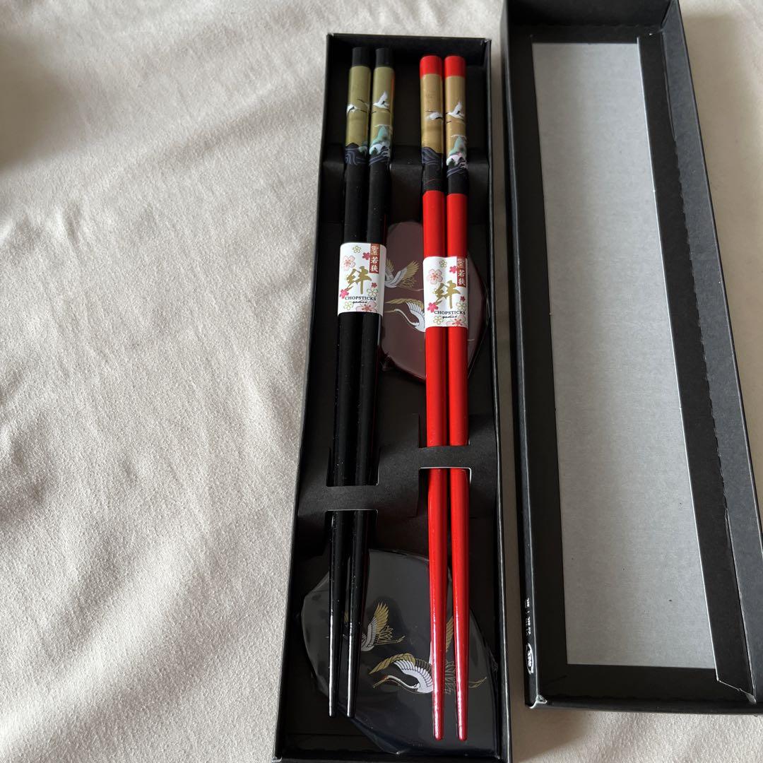 夫婦箸・箸置きセット