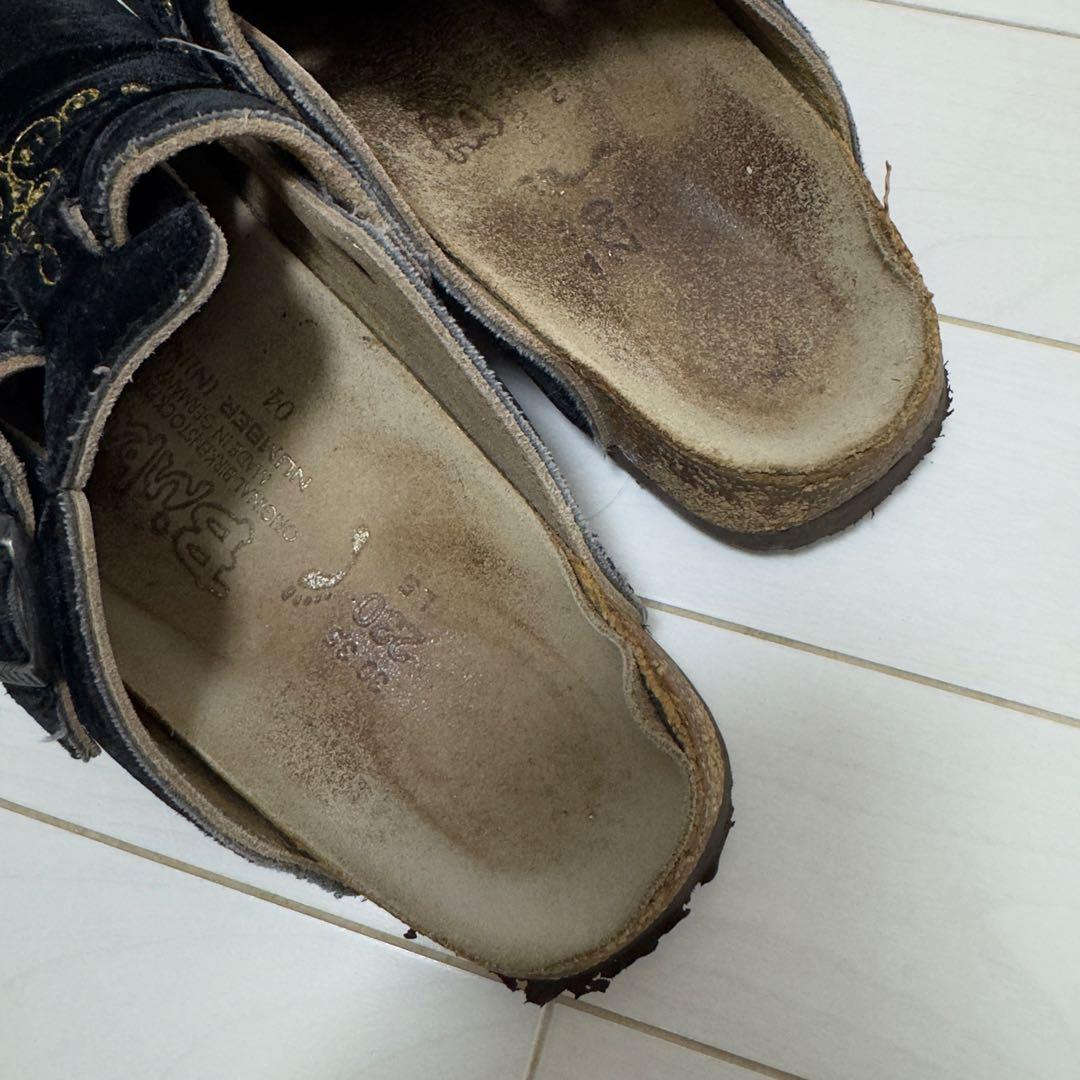 希少 ナンバーナイン ビルケン サンダル アーカイブ カート期 ブラック