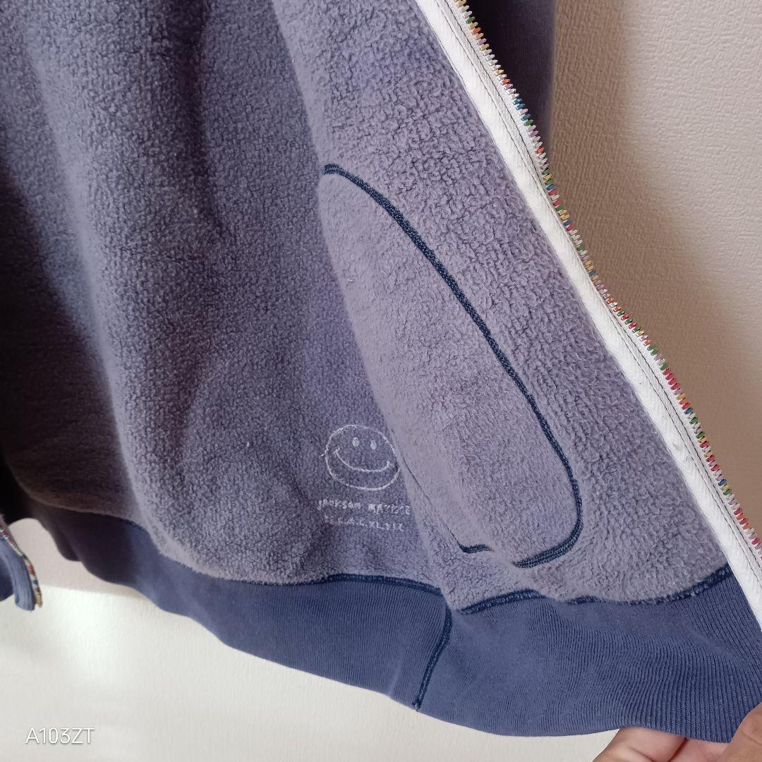 JACKSON MATISSE Rainbow Zip パーカー　ナス紺