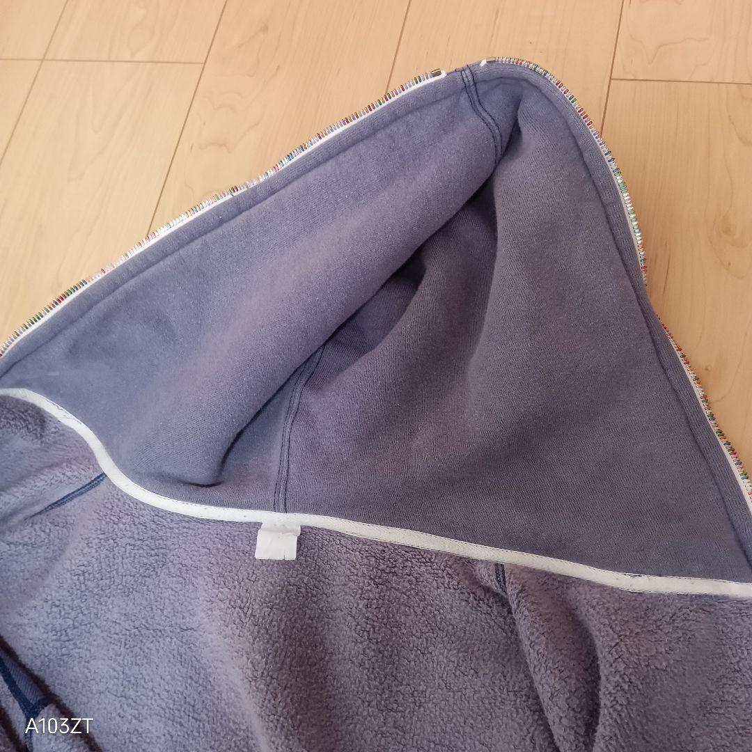 JACKSON MATISSE Rainbow Zip パーカー　ナス紺