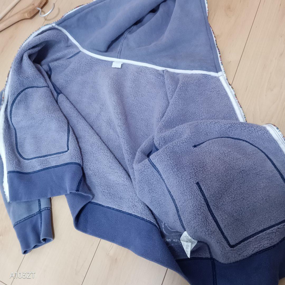 JACKSON MATISSE Rainbow Zip パーカー　ナス紺