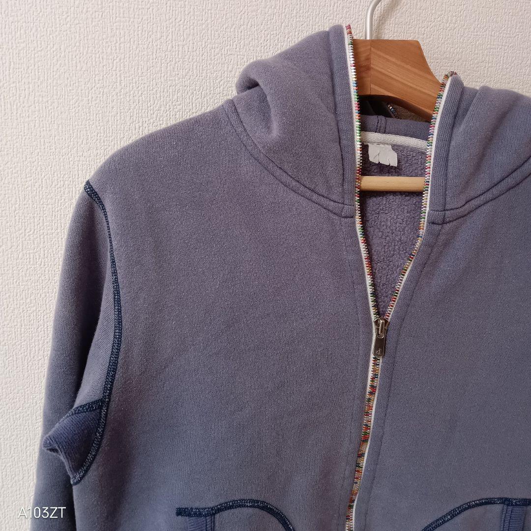 JACKSON MATISSE Rainbow Zip パーカー　ナス紺