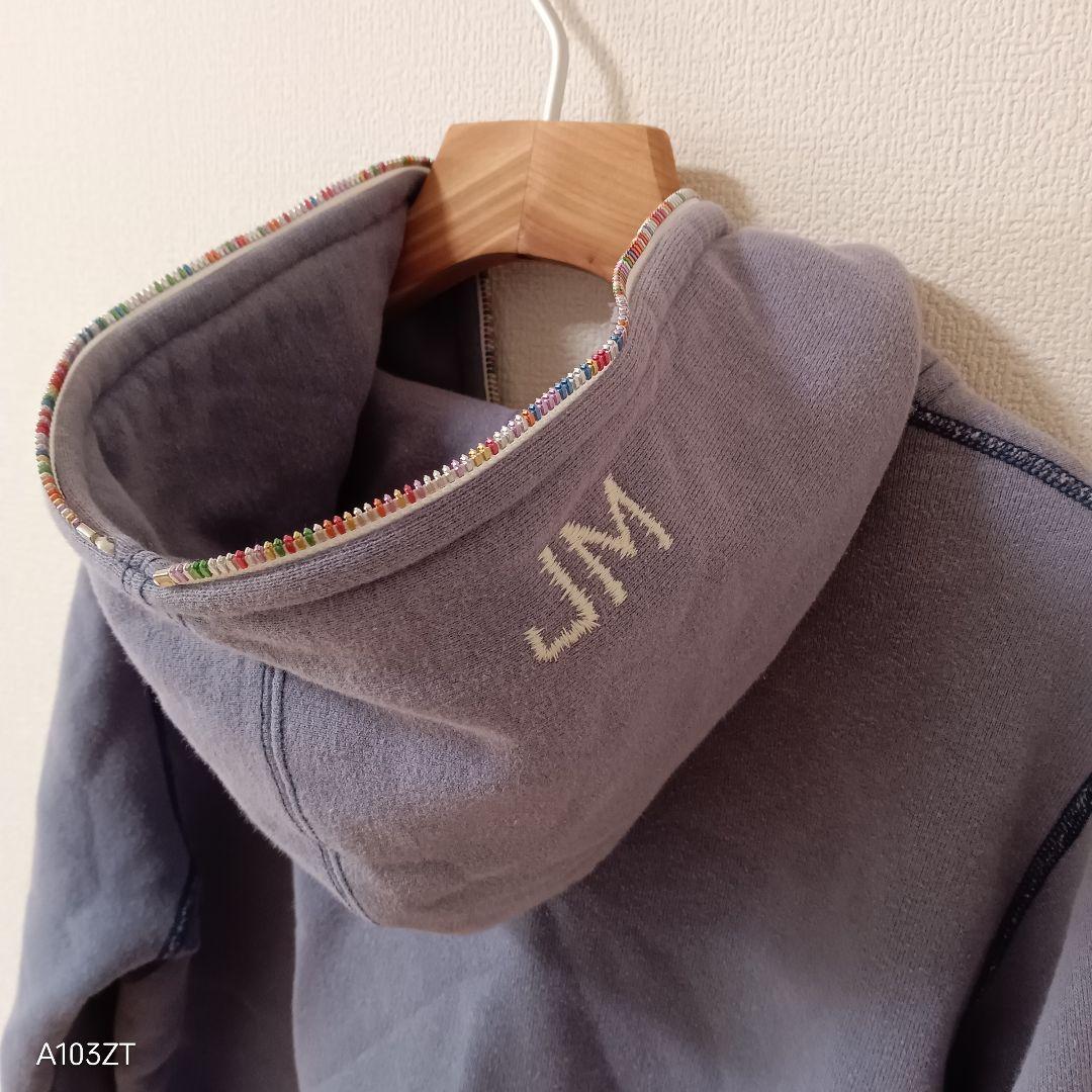 JACKSON MATISSE Rainbow Zip パーカー　ナス紺