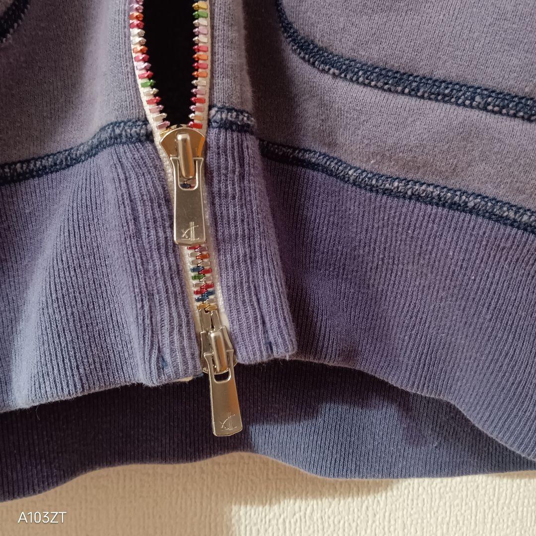 JACKSON MATISSE Rainbow Zip パーカー　ナス紺