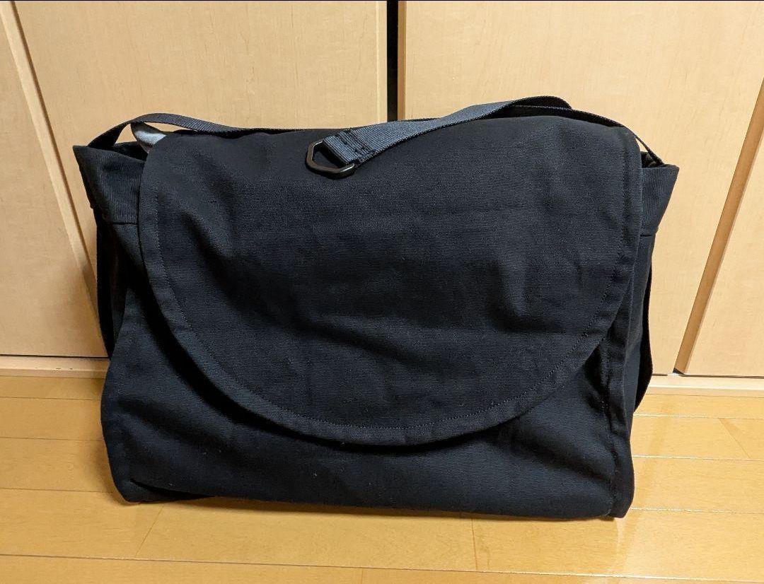 自作】kontor BIG NEWSPAPER BAG ショルダーバッグ 黒