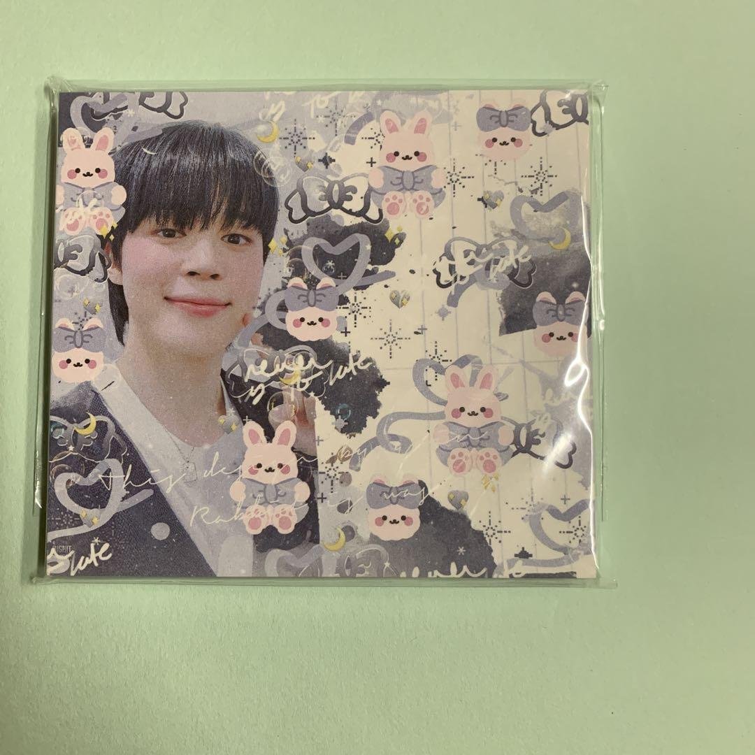 大好き BTS ジミン メモ帳小 1冊50枚 韓国製作者 さま グッズ - メルカリ アイドル