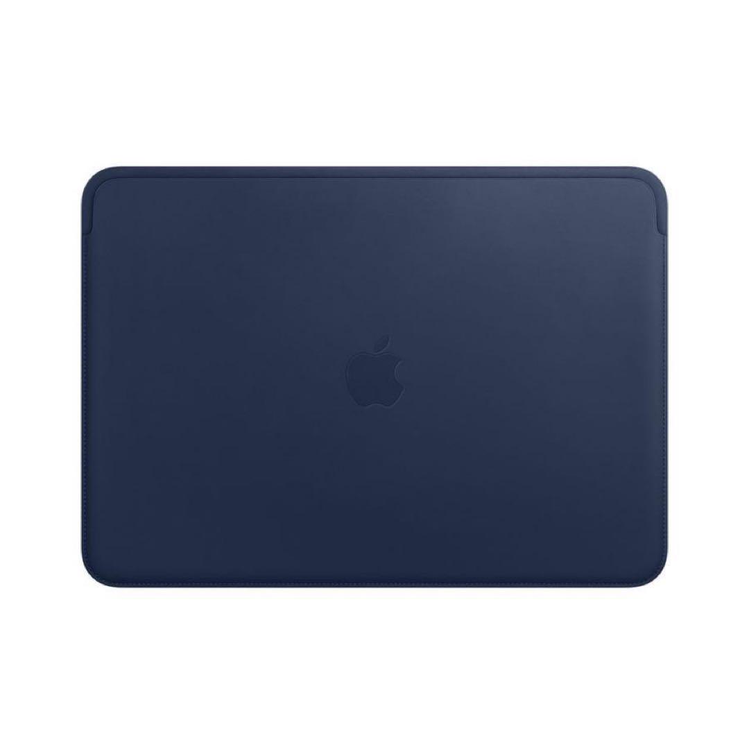 ※新品 MacBook Pro レザースリーブ 純正ケース 15インチ ブルー