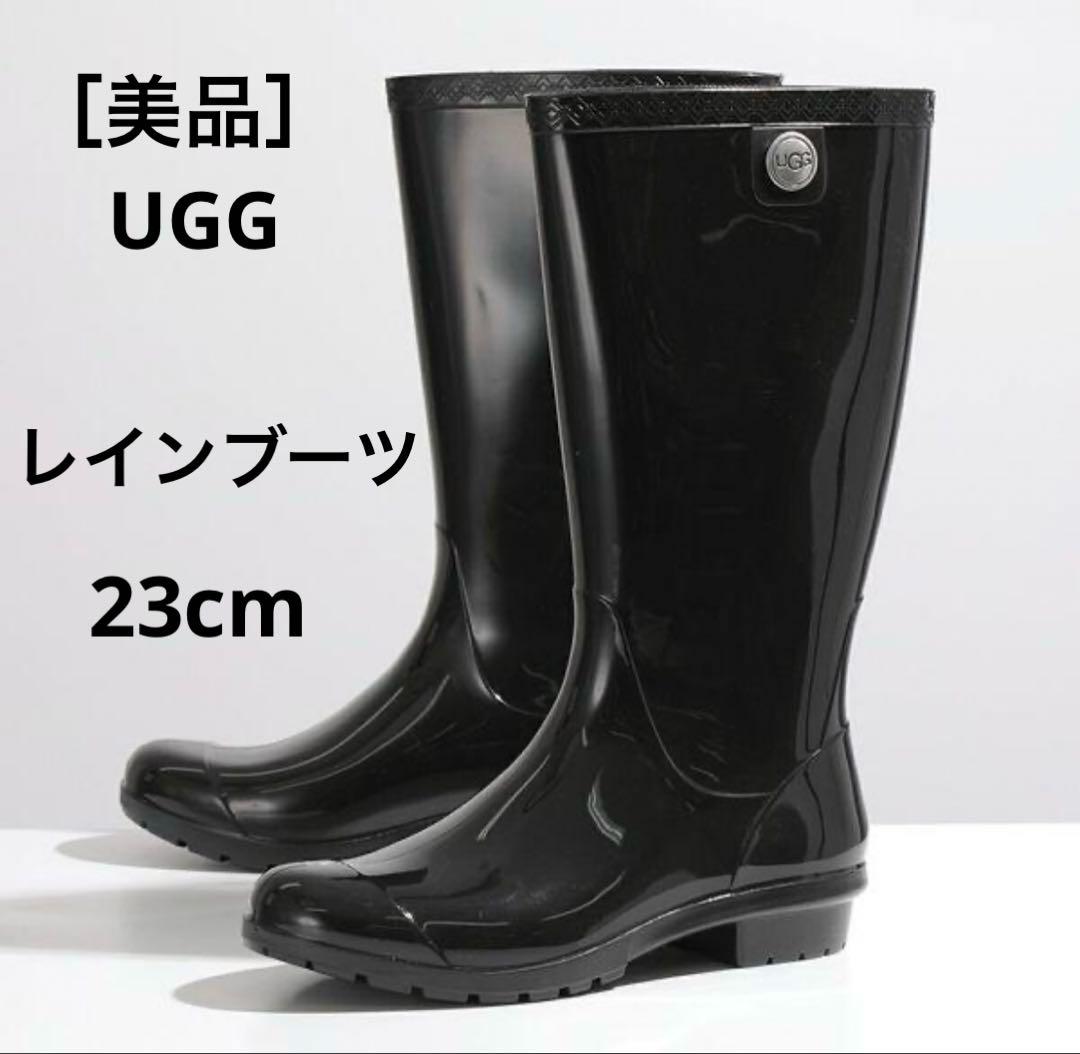 美品］ UGG アグ 《 レインロングブーツ 長靴 》 23cm - メルカリ