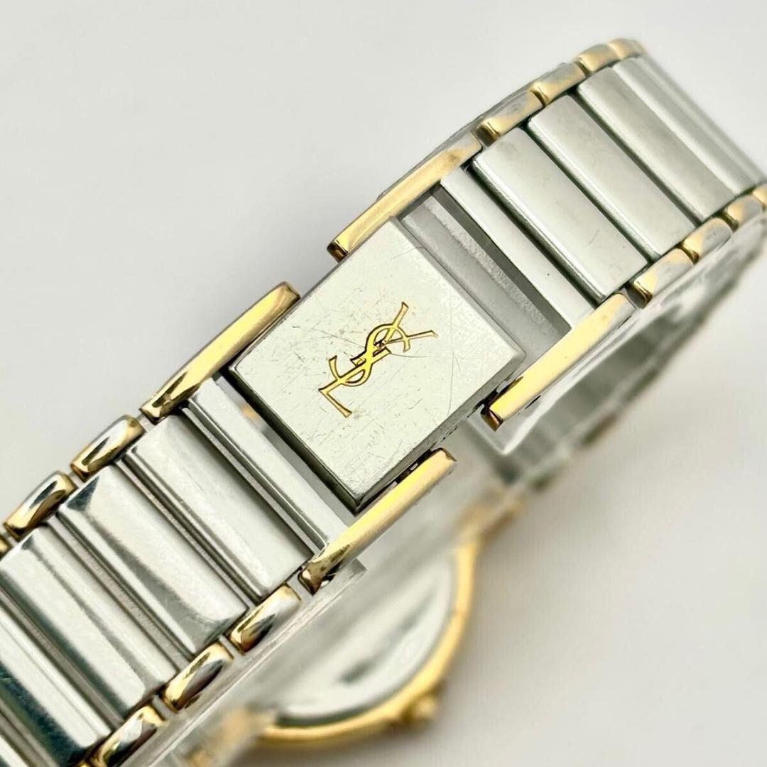 【新品電池】イヴサンローラン YSL レディース 腕時計 コンビ 純正ベルト