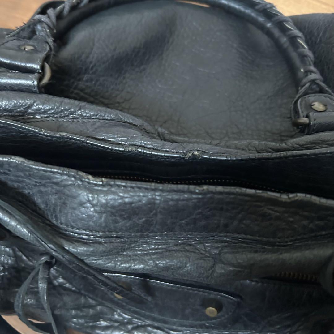 バレンシアガ Balenciaga シティ クラシック 黒 ブラック 画像6