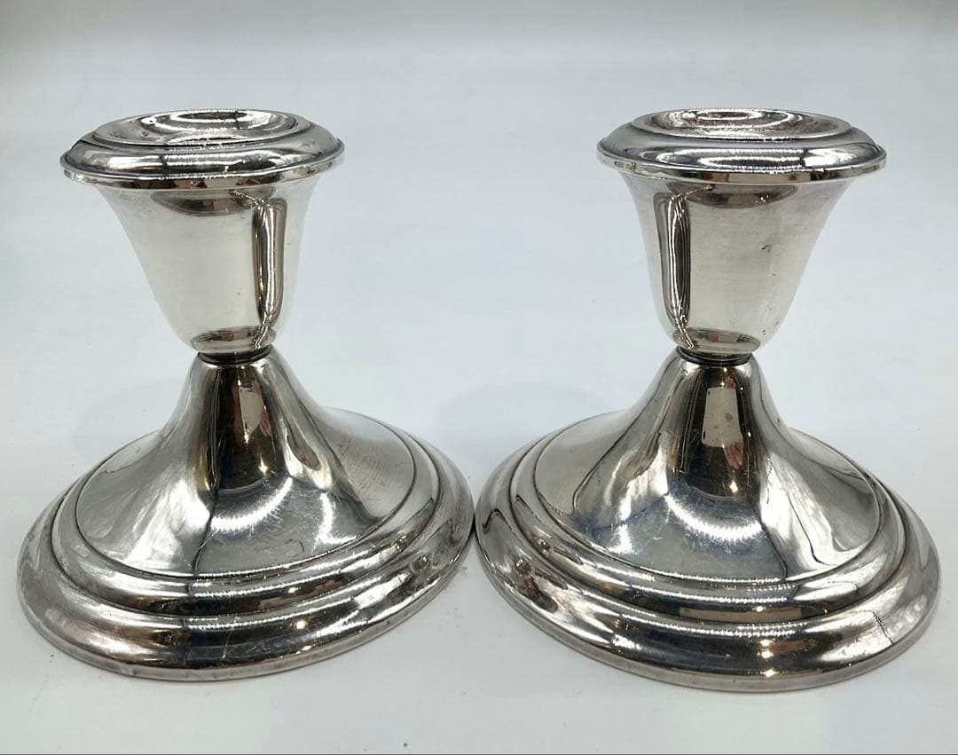 ゴーハム スターリングシルバー 燭台 キャンドルスタンド 661刻印 ペア