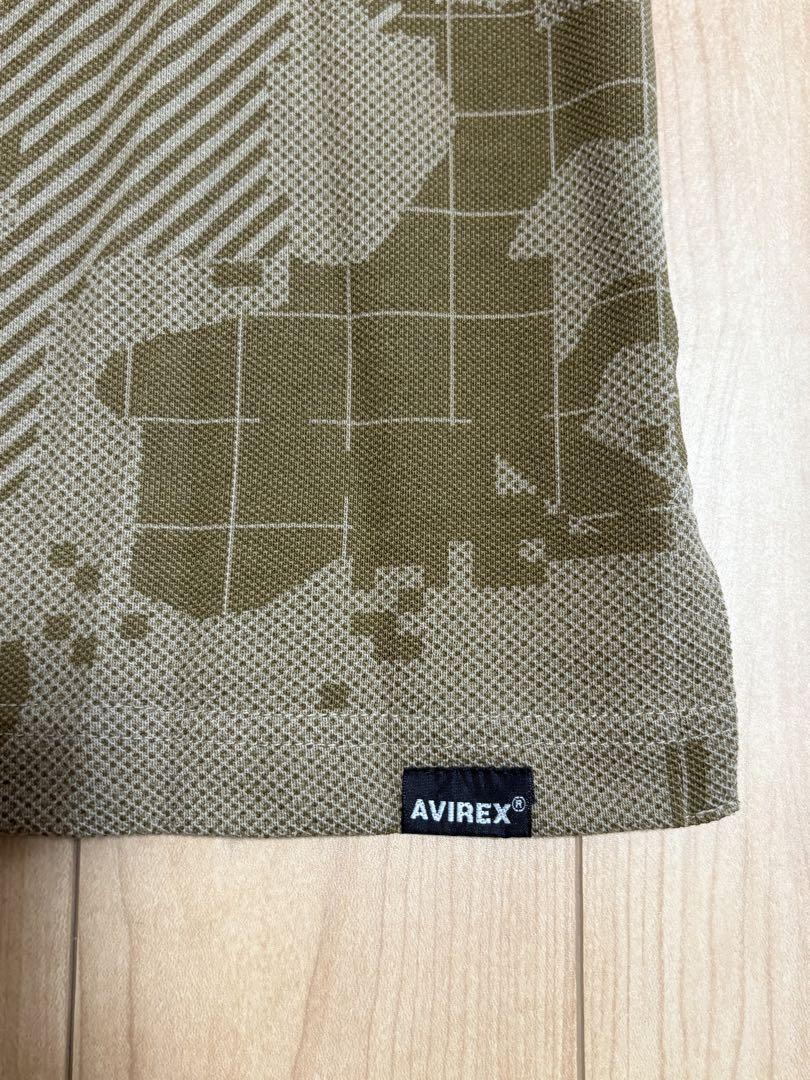 AVIREX 半袖ポロシャツ　アヴィレックス　刺繍キットゥン　新品未使用　M