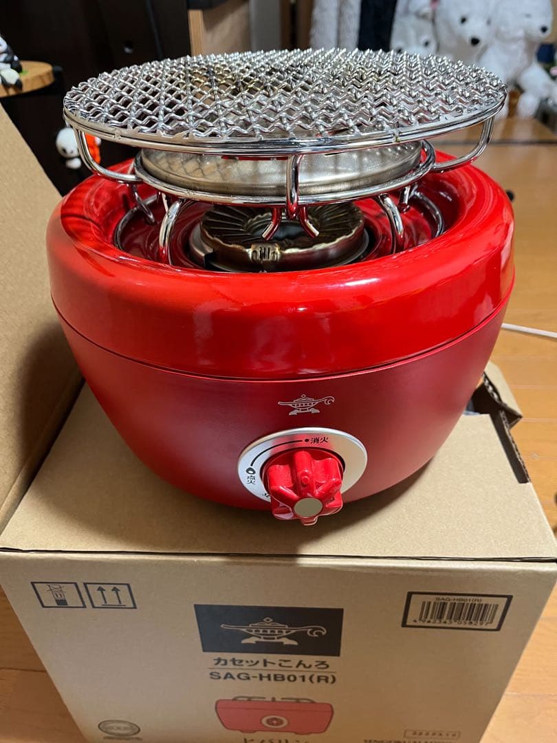 ロゴス×センゴクアラジン ポータブルガスカセットコンロ ヒバリン キャンSengoku Aladdin