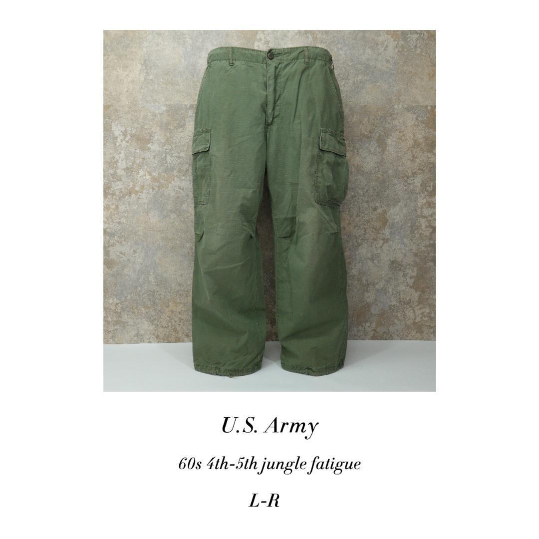 60s ジャングルファティーグパンツ 4th 5th リップストップ L-R 1L MILITARY